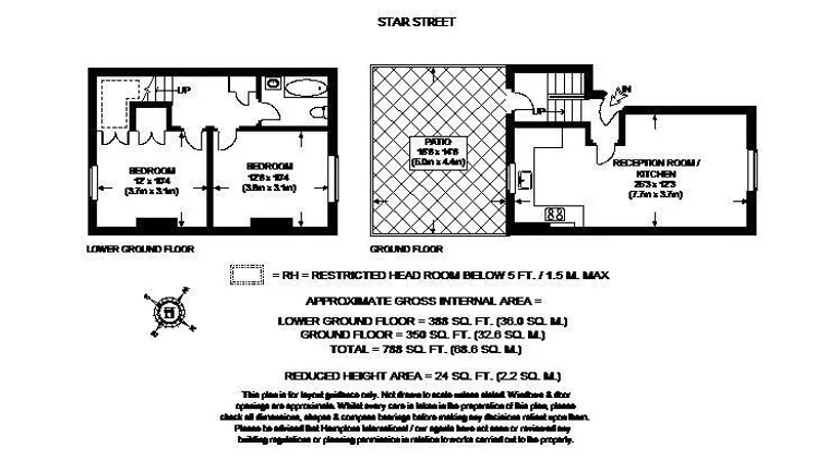Floorplan 1 for Star Street London W2