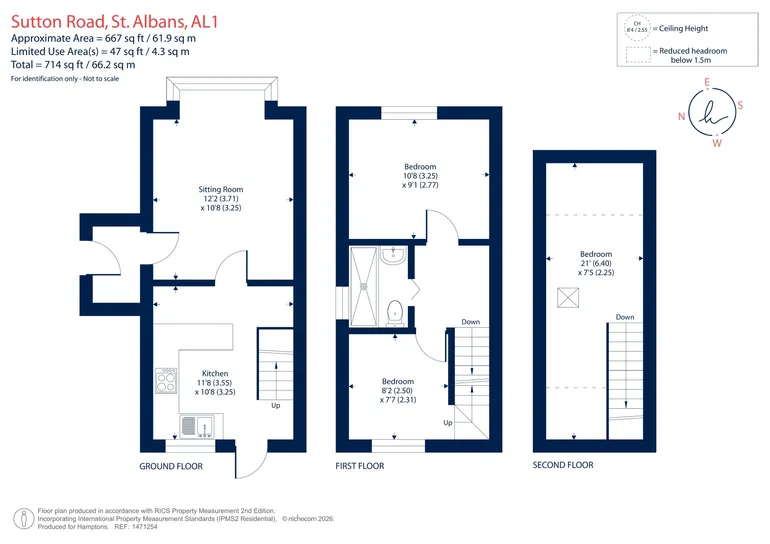 Floorplan 1 for Sutton Road St. Albans AL1