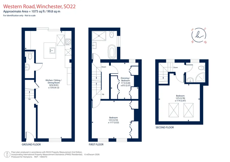 Floorplan 1 for Western Road, Winchester, SO22