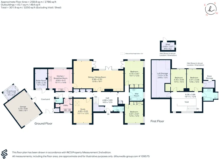 Floorplan 1 for Tree Lane, Plaxtol, TN15