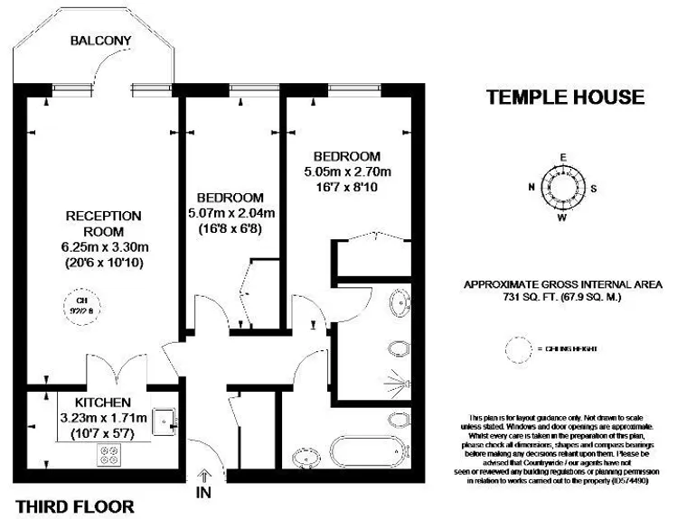 Floorplan 1 for Temple Avenue, London, EC4Y