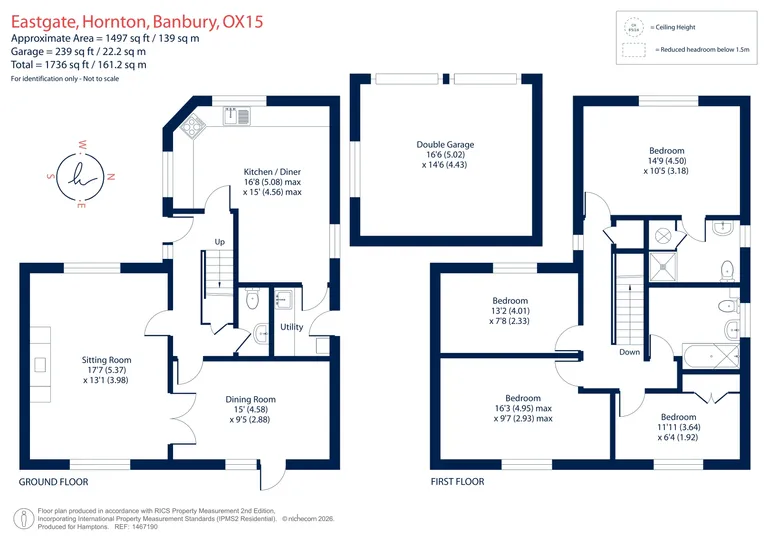 Floorplan 1 for Eastgate, Hornton, OX15