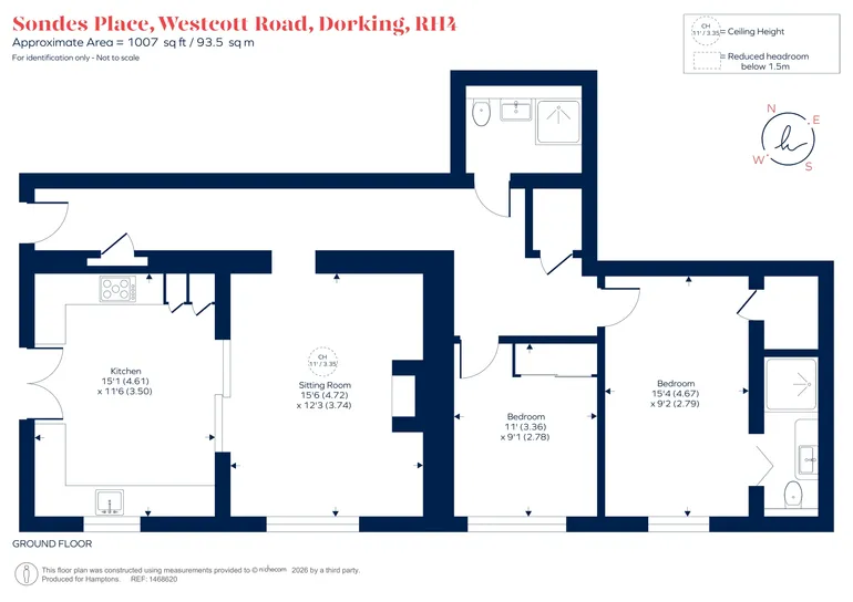 Floorplan 1 for Westcott Road, Dorking, RH4