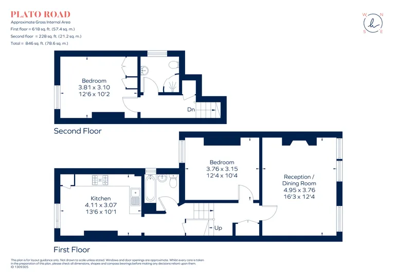 Floorplan 1 for Plato Road, London, SW2