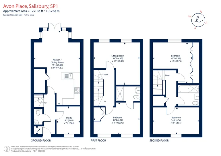 Floorplan 1 for Avon Place Salisbury SP1