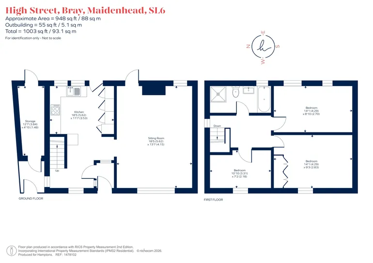 Floorplan 1 for High Street Maidenhead SL6