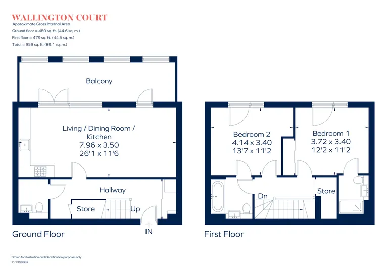 Floorplan 1 for Murrain Road, London, N4