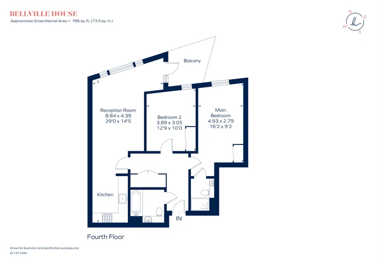 Floorplan 1 for Norman Road, London, SE10