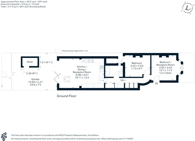 Floorplan 1 for Bridgman Road, Chiswick, W4
