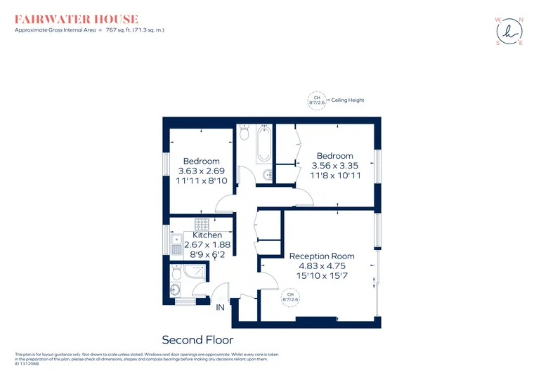 Floorplan 1 for Twickenham Road, Teddington, TW11