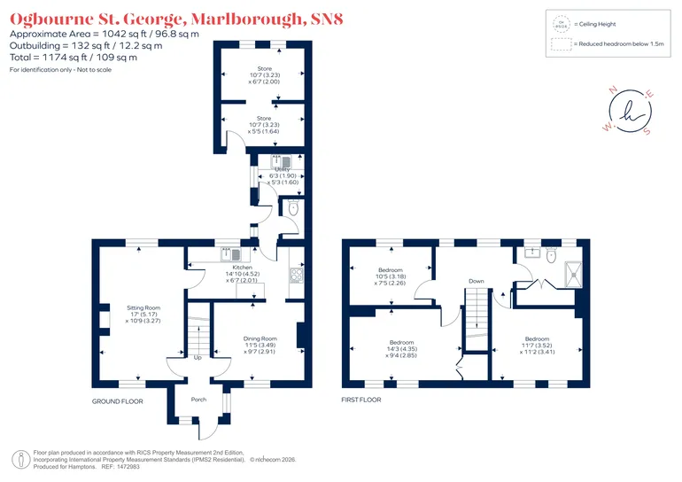 Floorplan 1 for Jubbs Lane, Ogbourne St George, SN8
