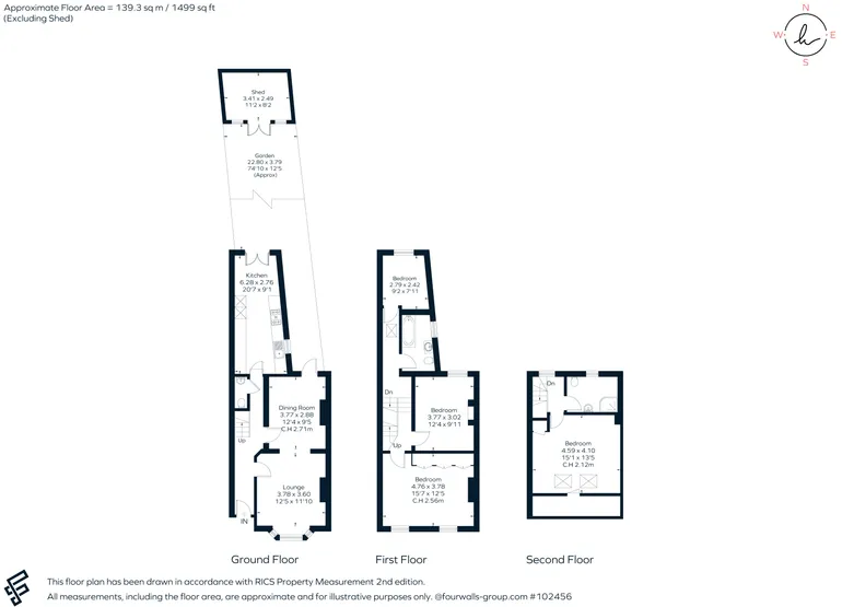 Floorplan 1 for Tritton Road, London, SE21