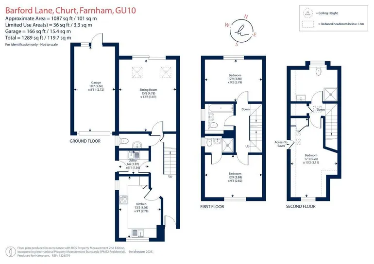 Floorplan 1 for Pentire Place, Farnham, GU10