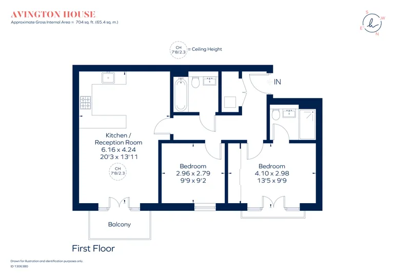Floorplan 1 for Holford Way, London, SW15