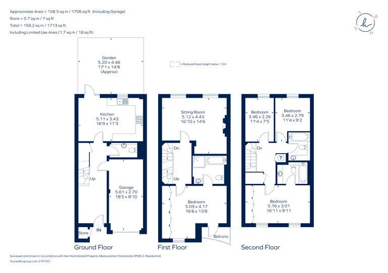 Floorplan 1 for Lindsay Square, London, SW1V