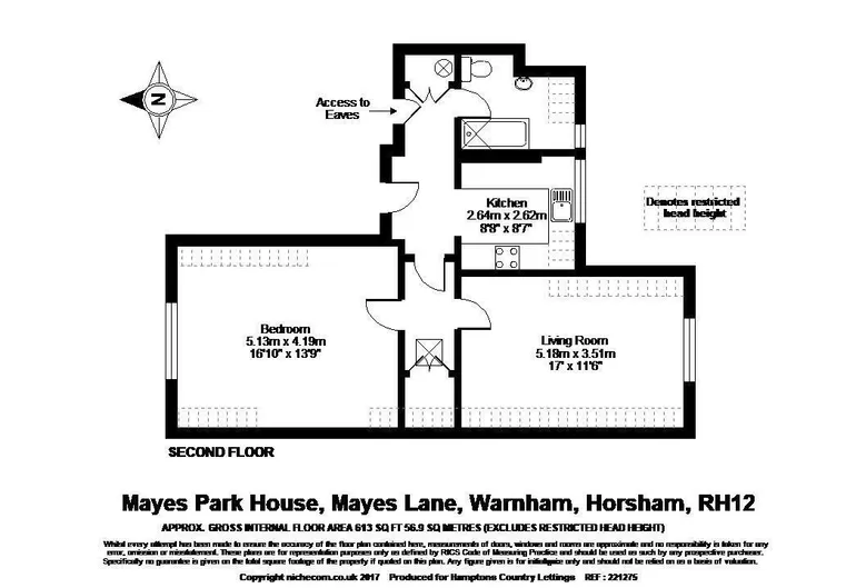 Floorplan 1 for Mayes Lane Warnham RH12