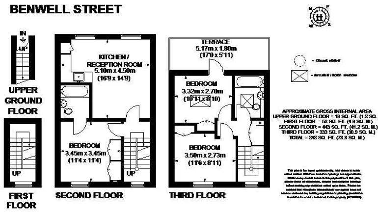 Floorplan 1 for Benwell Road London N7