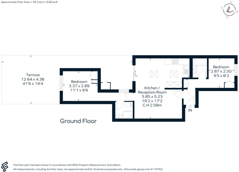 Floorplan 1 for Aldershot Road London NW6