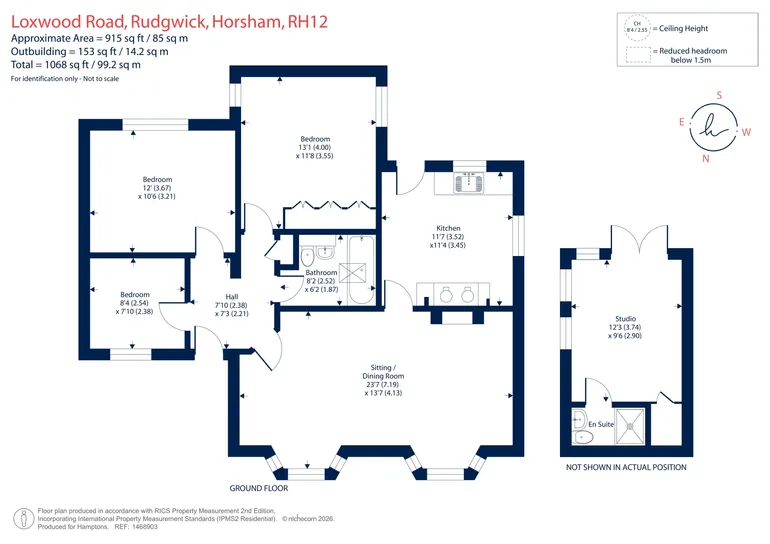 Floorplan 1 for Loxwood Road, Rudgwick, RH12