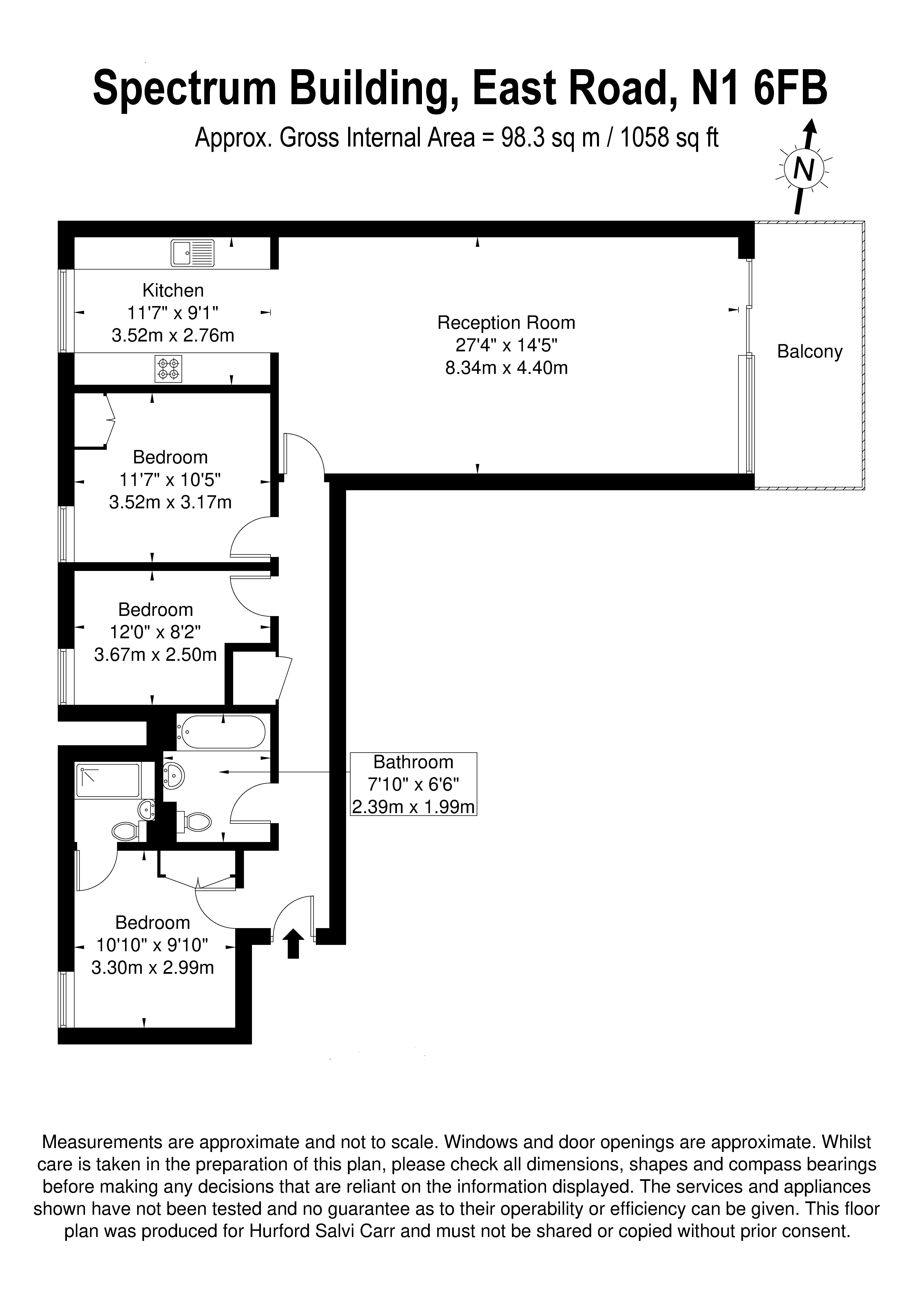 East Road, Shoreditch, London, N1 floorplan