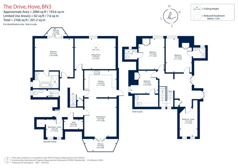 Floorplan 1 for The Drive, Hove, BN3
