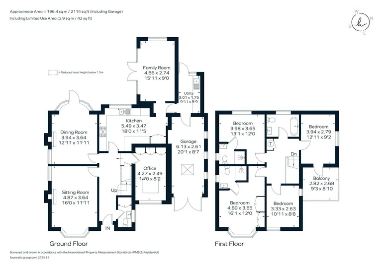 Floorplan 1 for Burnham Avenue, Beaconsfield, HP9
