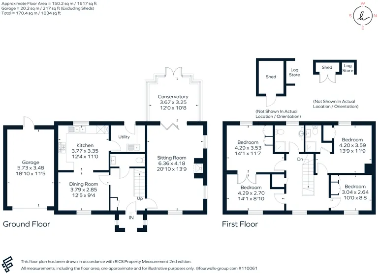 Floorplan 1 for Tollard Royal, Salisbury, SP5