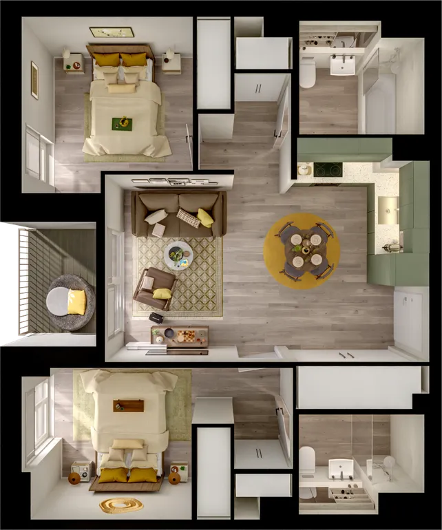 Floorplan 1 for Momento Staines, 28 Mill Mead Staines-upon-thames TW18