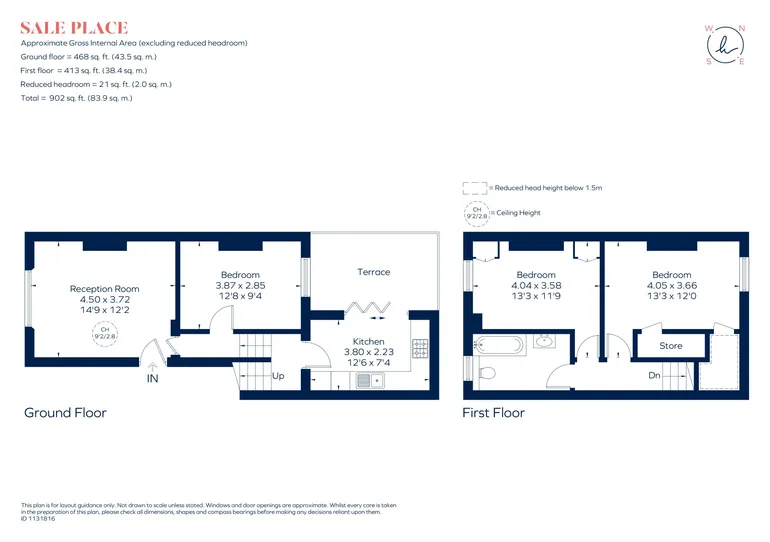 Floorplan 1 for Sale Place Paddington W2