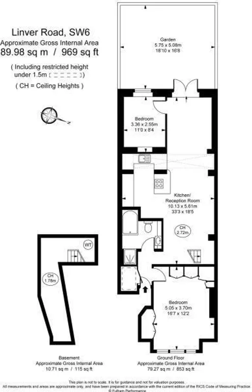 Floorplan 1 for Linver Road London SW6