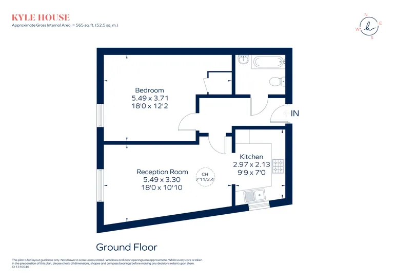 Floorplan 1 for High Street, Hampton, TW12