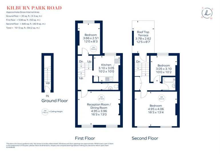 Floorplan 1 for Kilburn Park Road London NW6