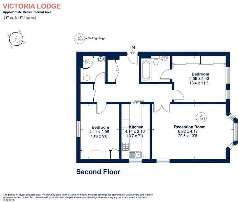 Floorplan 1 for Arterberry Road London SW20