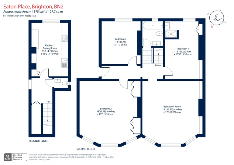Floorplan 1 for Eaton Place Brighton BN2