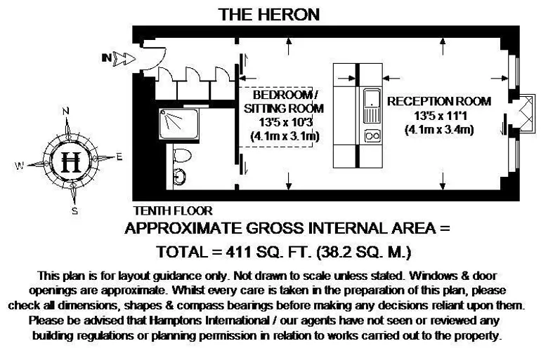Floorplan 1 for Moor Lane London EC2Y