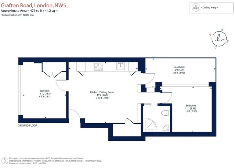 Floorplan 1 for Grafton Road London NW5