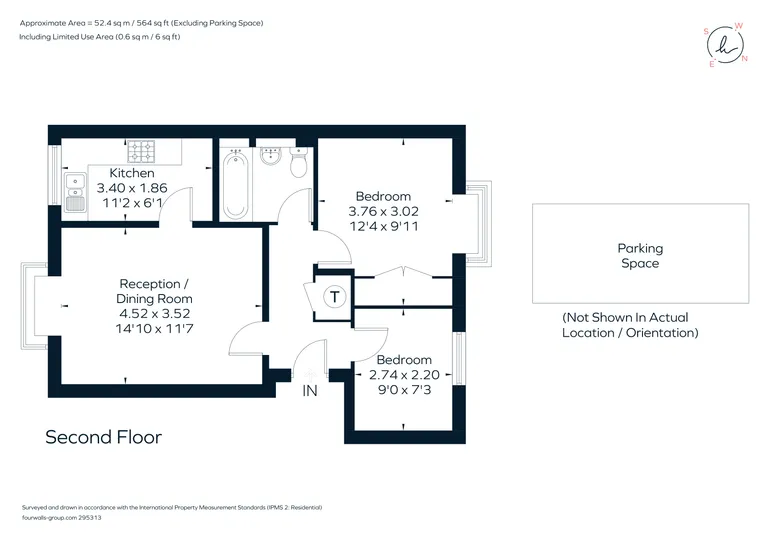 Floorplan 1 for Brighton Road Addlestone KT15