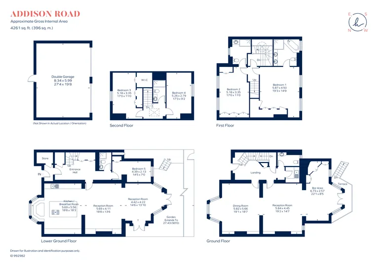 Floorplan 1 for Addison Road London W14