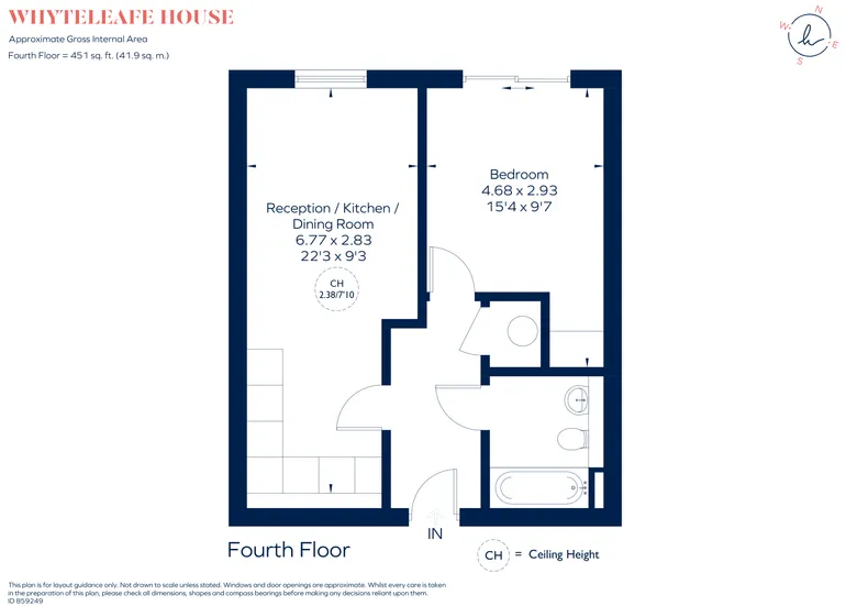 Floorplan 1 for Well Farm Road Whyteleafe CR3