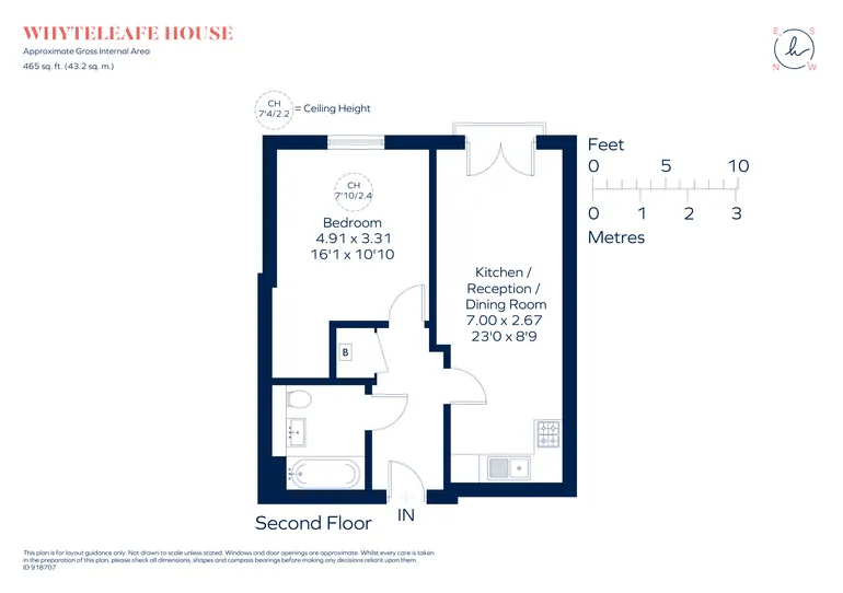 Floorplan 1 for Well Farm Road Whyteleafe CR3