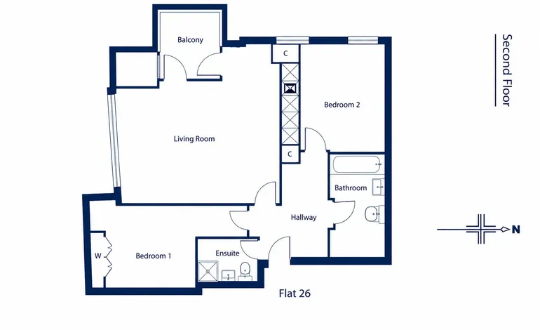 Floorplan 1 for Gransden Avenue Hackney E8