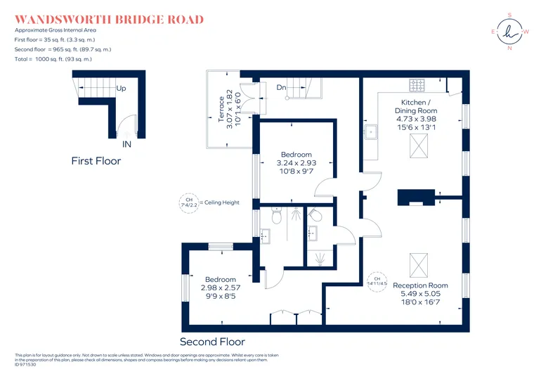 Floorplan 1 for Wandsworth Bridge Road London SW6