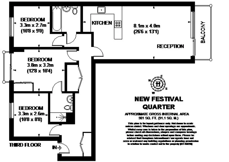 Floorplan 1 for Lindfield Street London E14