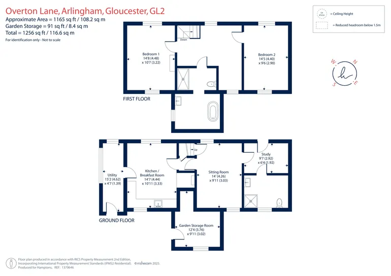 Floorplan 1 for Overton Lane Gloucester GL2