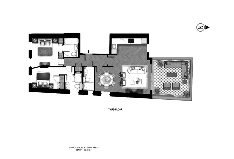 Floorplan 1 for Prince of Wales Terrace London W8
