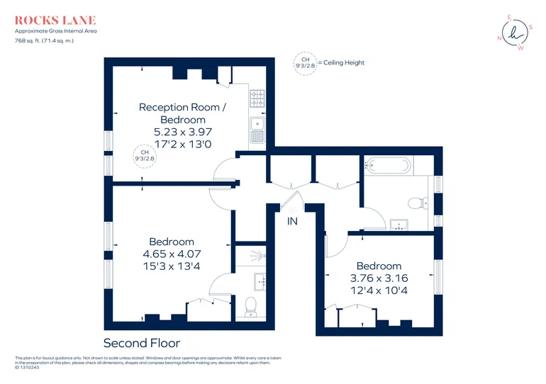 Floorplan 1 for Elm Grove Road London SW13