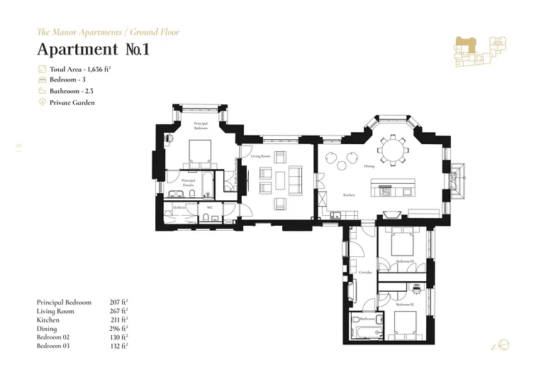 Floorplan 1 for Nataly Gardens, Wick Road, Egham, TW20