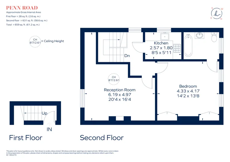 Floorplan 1 for Penn Road, London, N7