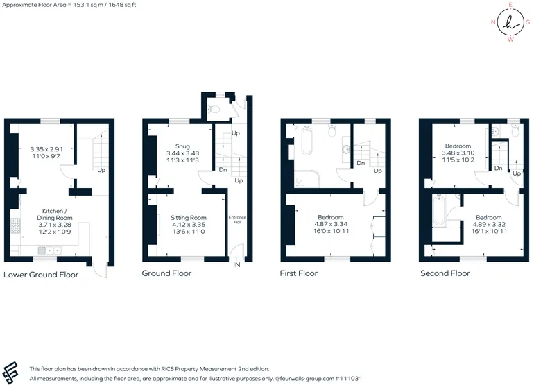 Floorplan 1 for Daniel Street, Bath, BA2