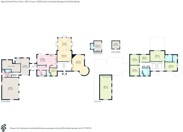 Floorplan 1 for Fryern Road, Pulborough, RH20